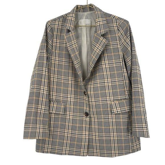O.F.B. Coat Korean OS Striped Blazer OFB - Picture 1 of 5